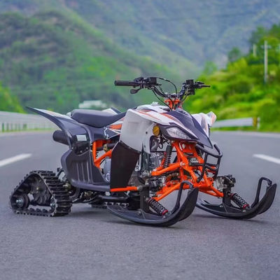 Mejora tus aventuras de montaña con nuestra motoneta de nieve de 125 cc y transmisión de cadena suave