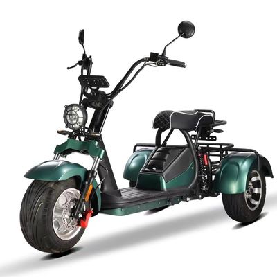 Unisex 2000w Citycoco Scooter eléctrico con 3 ruedas y alcance de 60-80 km por carga