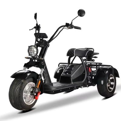 Unisex 2000w Citycoco Scooter eléctrico con 3 ruedas y alcance de 60-80 km por carga