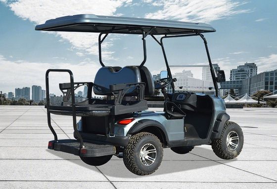 2024 Aotong 4 asientos 4 ruedas 72v Carros de golf eléctricos con plomo y ácido para una conducción cómoda