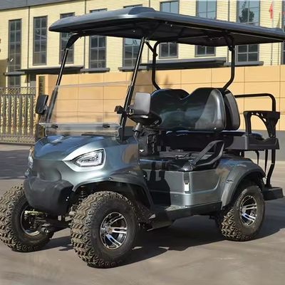 Carro de golf eléctrico de 4 asientos con certificación CE y espacio libre mínimo de 150-200 mm