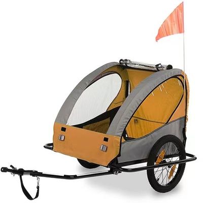 Remolque para mascotas para viajes al aire libre con diseño plegable y ruedas Otros remolques neumático delantero 14