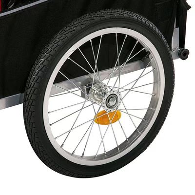 Remolque para mascotas para viajes al aire libre con diseño plegable y ruedas Otros remolques neumático delantero 14