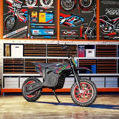 Motocicleta eléctrica de 1200W con pegatinas y velocidad máxima 40 60km/h Motocicletas todoterreno