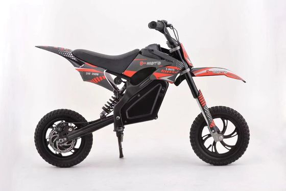 350W Motor Power Kids Dirt Bike 24v 500W Motocicleta eléctrica con freno delantero y trasero