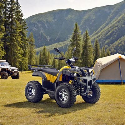 Versátil 60v 72V eléctrico cuádruple ATV Vehículo de utilidad agrícola Buggy 1800-2200mm Base de ruedas