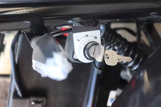 Carro eléctrico de dos asientos con sistema de freno de disco delantero y disco trasero y voltaje de 60V