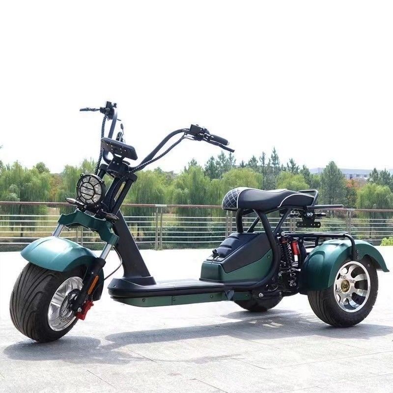Unisex 2000w Citycoco Scooter eléctrico con 3 ruedas y alcance de 60-80 km por carga