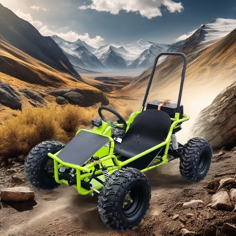 Electric Kids Go Kart con 2024 1000W 1200W motor sin escobillas y Big Power 3 velocidad Buggy