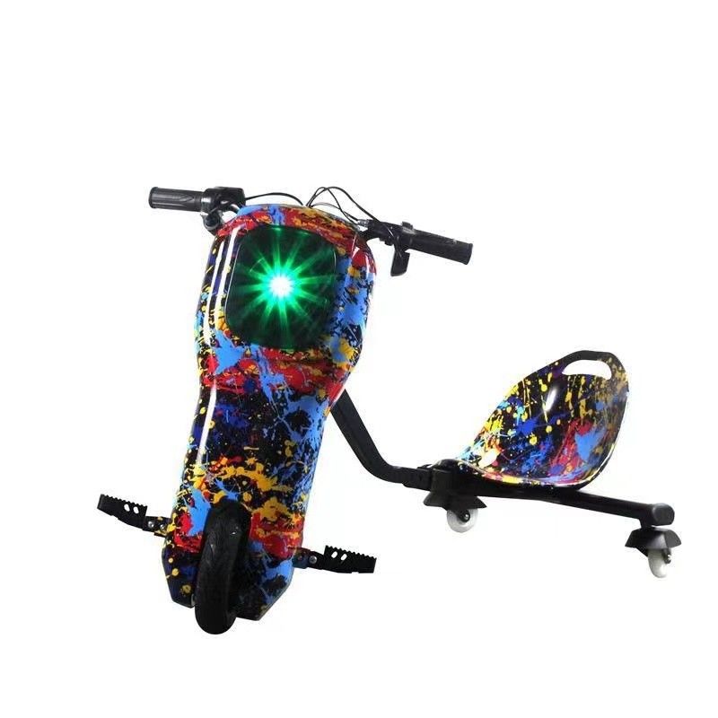 Cool Mini 36V 3 ruedas scooter eléctrico con luces LED y tenedor de aleación de aluminio
