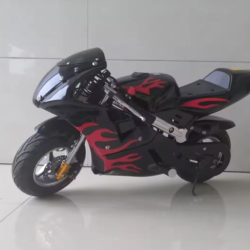 Motor Aotong 49CC 2 tiempos Moto Kids Colores de la bicicleta de bolsillo personalizado Disco de freno soportado