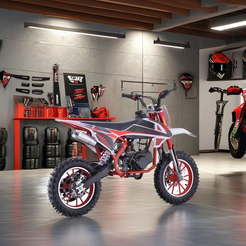Experimenta la velocidad y la potencia de las bicicletas de tierra de motor de 49cc para desplazamiento de 50cc