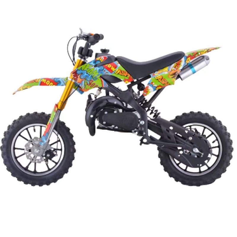 Affordable 49CC 50CC Dirt Bike Desplazamiento Menos de 50CC y colores personalizables