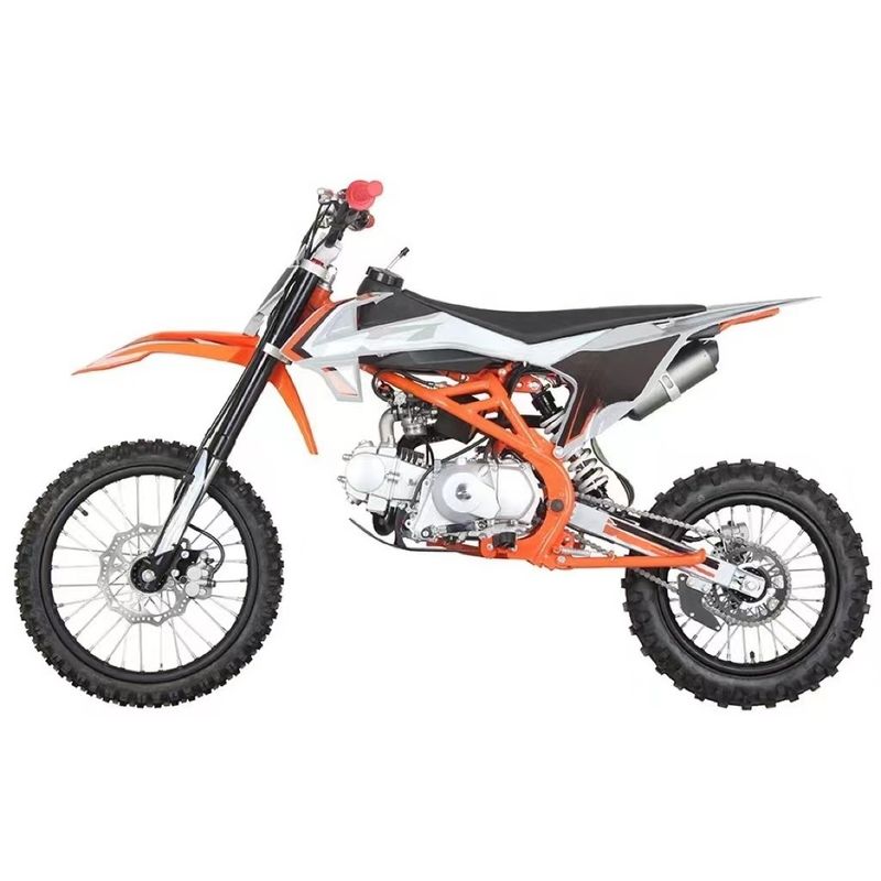 DISC freno 4 tiempos motor de gasolina Pit Bike para adultos eléctricos de arranque 125cc motocicletas de tierra