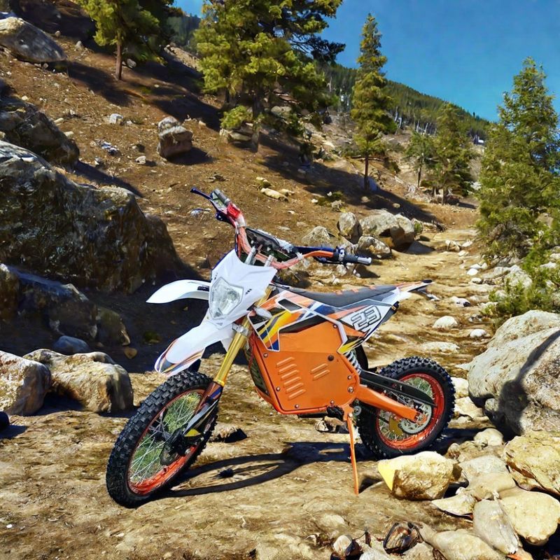 Aotong Motor Racing Moto Dirt Bike 2000w 60v Motocicletas eléctricas para adolescentes colores personalizados
