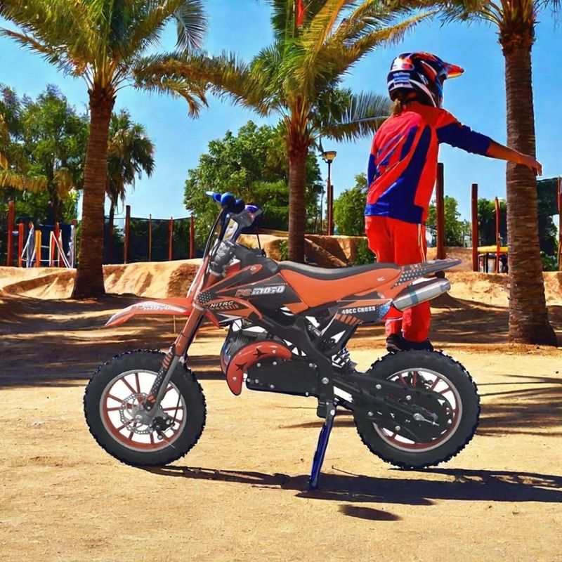 49cc Pit Bike Dirt Bikes con colores personalizados y freno DISC
