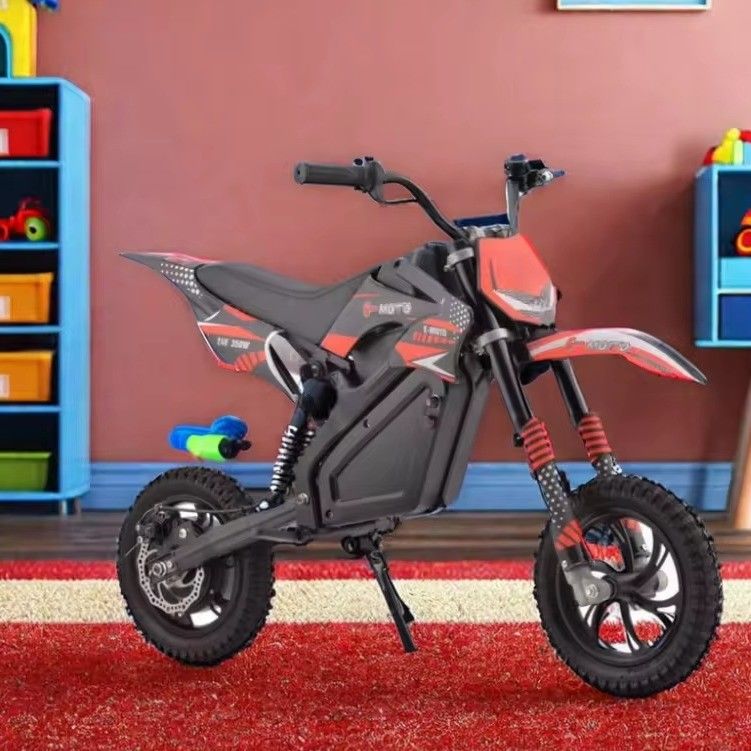 Bicicleta eléctrica de 350W con colores personalizables Frente y trasero Freno mecánico de disco