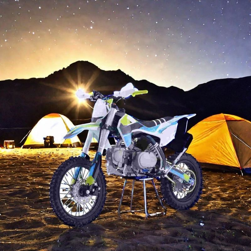 Aotong Motor 125cc Pit Bike para aventuras fuera de la carretera eléctrica de arranque máximo.