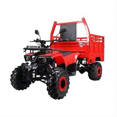 ATV de granja Aotong 125cc/150cc con remolque y caja de carga 2WD 4WD Off Road ATV Voltado 12V