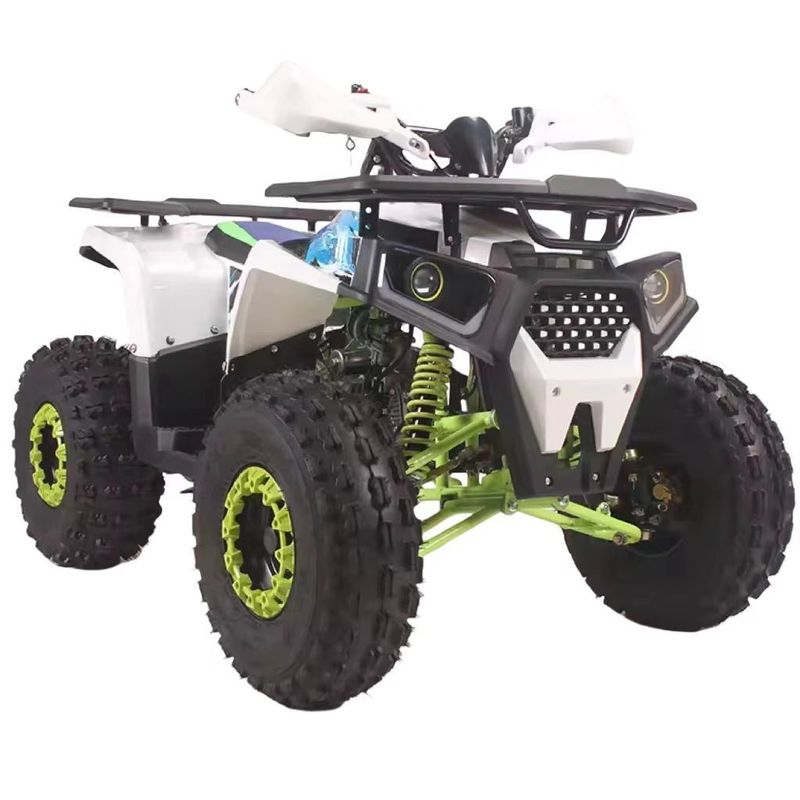 8 pulgadas de neumático de gasolina 125cc ATV colores personalizados y delantero disco trasero sistema de freno de disco