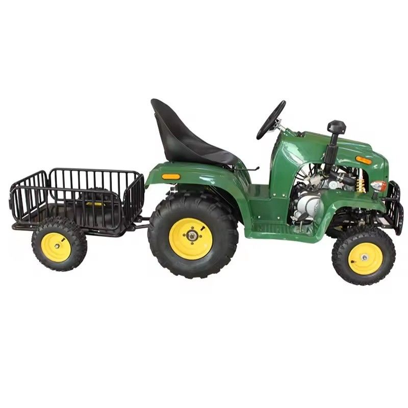 Mini tractor de 110cc para niños colores personalizables peso del freno 100-200kg soportado