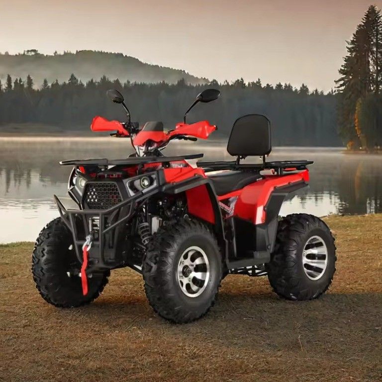 Vehículo todo terreno de 200 cc con disco delantero y sistema de freno trasero de 200 cc